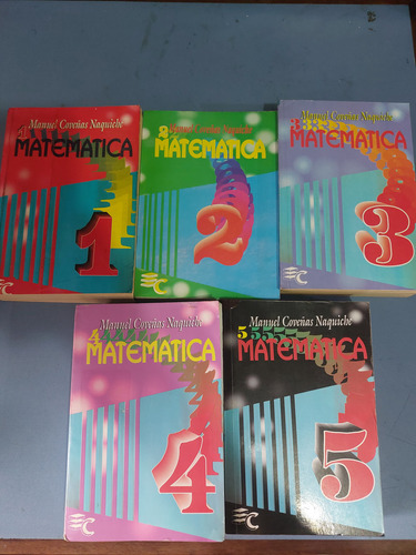 Libro Matemática 5 Tomos Manuel Coveñas Naquiche