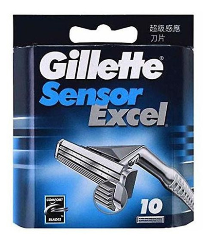 Gillette Sensor Excel - 30 Count (3 X 10 Paquetes)