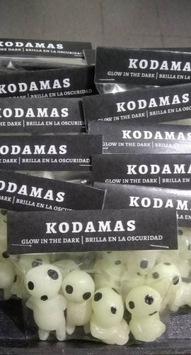Kodamas Brillan En La Oscuridad, Para Macetas X 16 Unidades