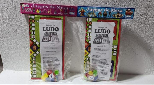 10 Ludo En Bolsa Juego De Mesa Souvenir Por Mayor X 10 Unid