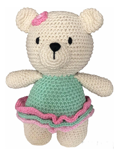 Osita Amigurumi De Apego Crochet 25 Cms