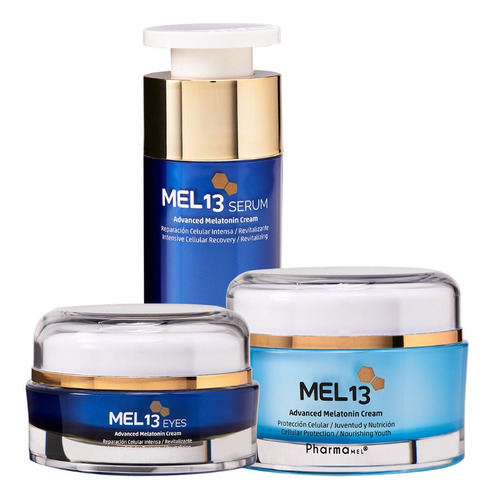 Imagen 1 de 5 de Pack1 Mel13 Protección Antiagin Skin Care Cuidado