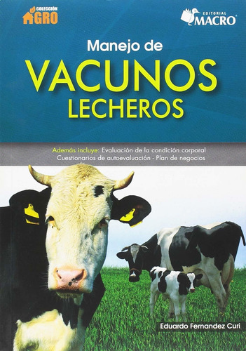 Libro Manejo De Vacunos Lecheros Nuevo