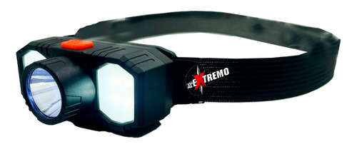 Linterna Minero 3 Led Minera Luz Focos Recargable Pesca Camp