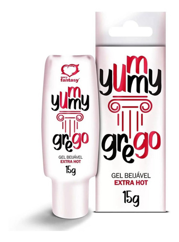 Gel Yummy Beijo Grego Hot Extra Beijável Sexy Fantasy 15g