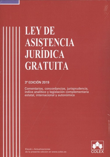 Libro Ley De Asistencia Jurídica Gratuita - Vv.aa.