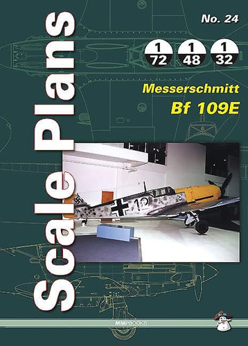 Libro Scale Plans Messerschmitt Bf 109e -inglés