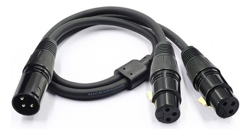I Xlr De 3 Clavijas De Micrófono Macho A Doble Extensión De