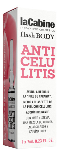  Ampolla Corporal Anti Celulitis 1 X 7ml La Cabine