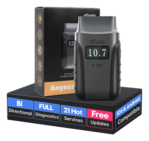 Escáner Inalámbrico Xtool Anyscan A30m Bt Obd2 (sin Tarifa D