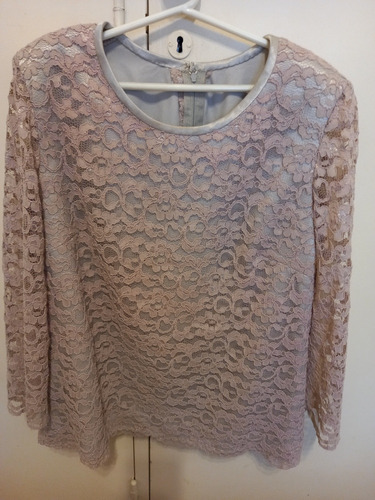 Elegante Blusa De Encaje Francés 