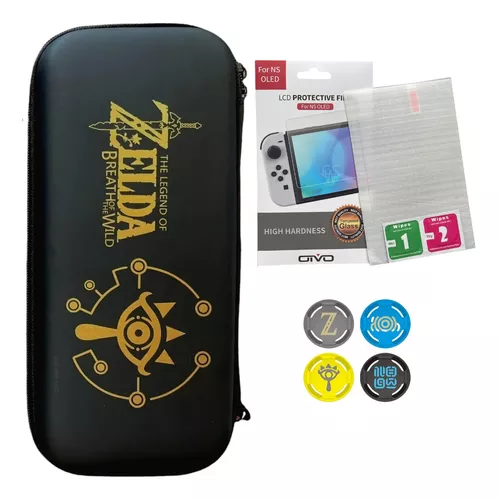 Case Compatível Nintendo Switch Bolsa Estojo - Zelda Ocarina Of