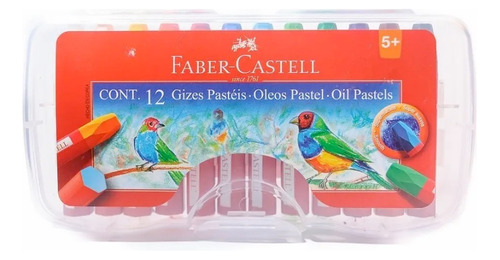 Pastel Oleo 12 Colores Faber Castell