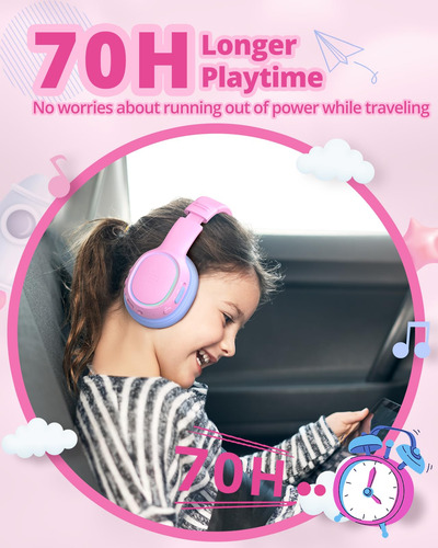 Auriculares Bluetooth Tronsmart Kh03 Para Niños Con Cancelac