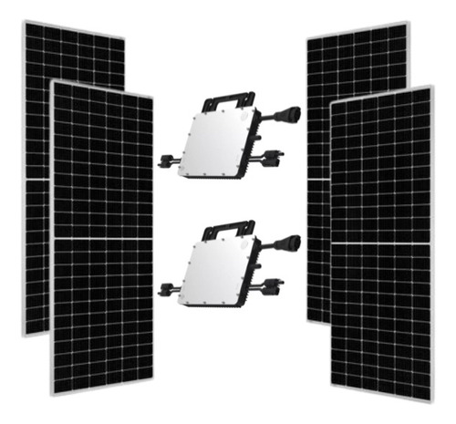 Kit 4 Paneles Mas Base 600kwh Bimestrales  120v Monofasico