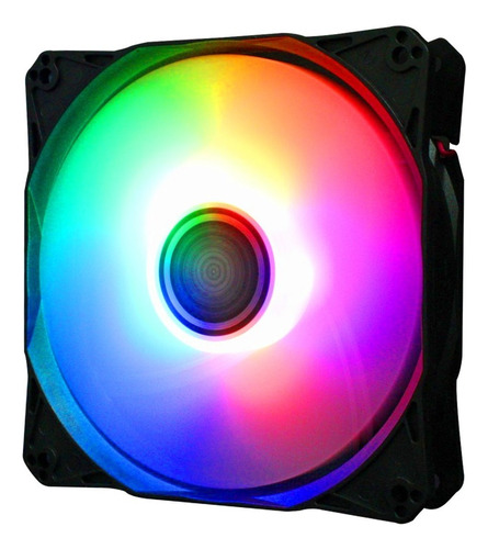 Ventilador enfriador de 14 cm, 140 mm, color RGB fijo para gabinete de jugador