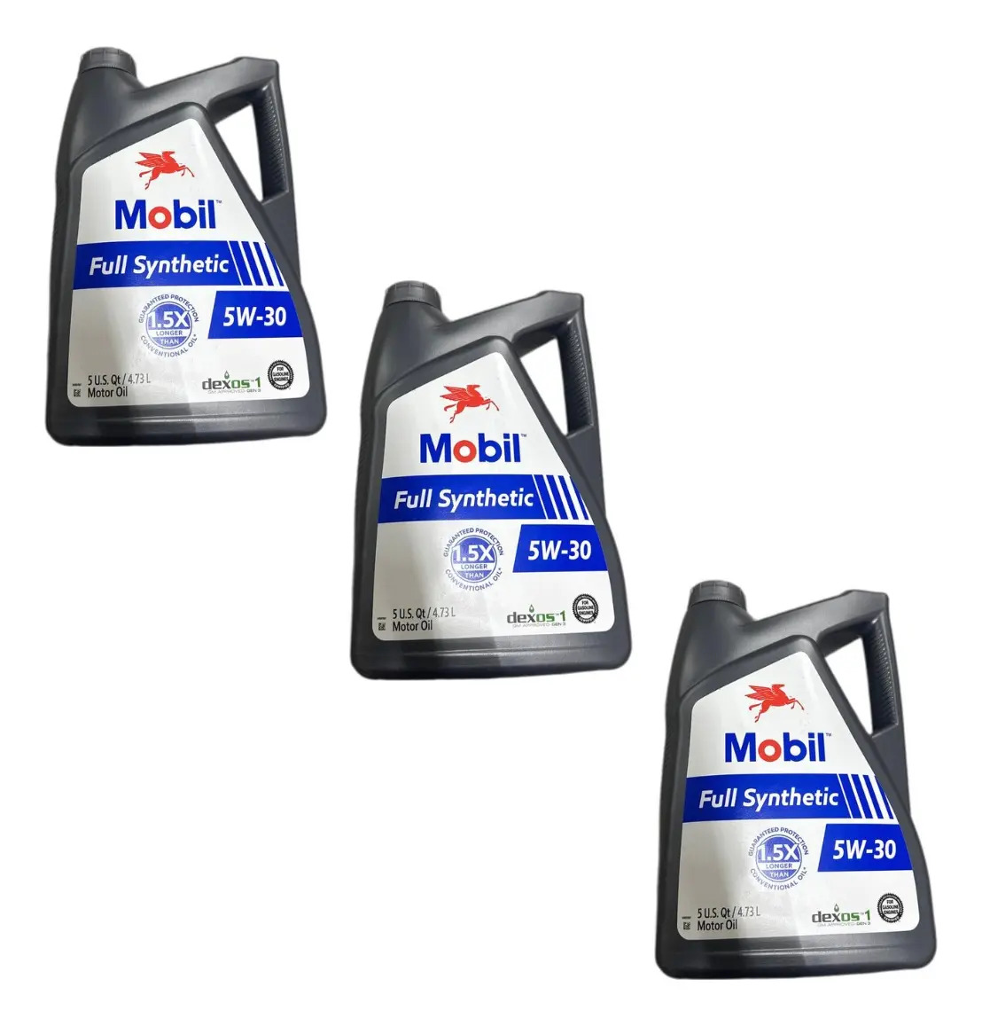 Paquete De 3 Mobil Full 5w-30 Synthetic 4.73 L