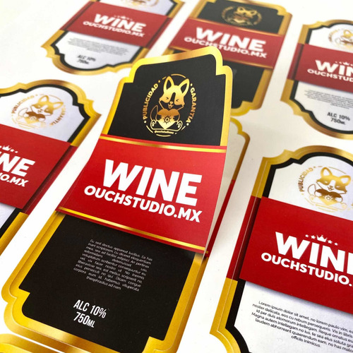 Imagen 5 de 6 de Sticker 300pzs De 3x3cm Impreso Y Cortado