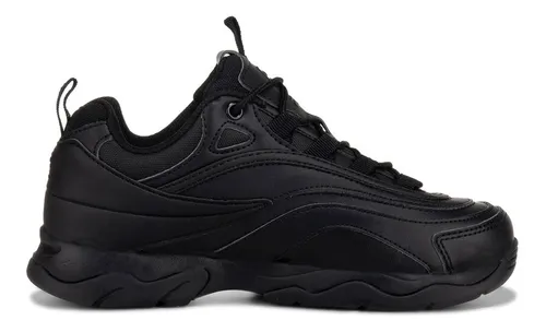 Tenis fila negro de mujer hotsell