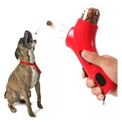 Juguete Dispensador Lanzador Alimentos Golosinas Para Perros