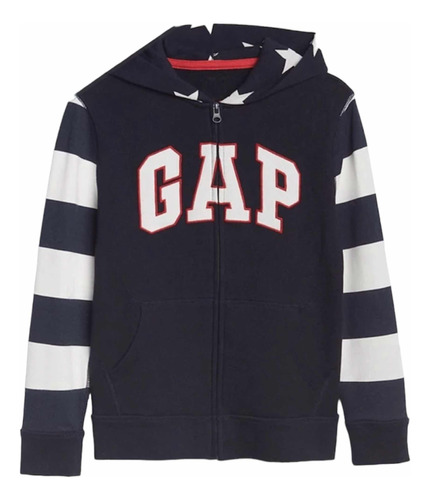 Buzo Hoodie Camperita Gap Kids / 6-7 Años