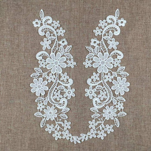 4 Pedazos Apliques De Encaje Parches De Bordados Decoración