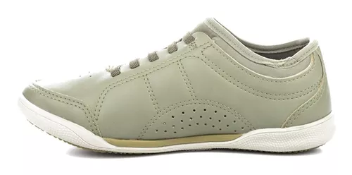 TENIS C0536 KOLOSH GEL CASUAL FEMININO SOLADO BAIXO CALCE FACIL VERDE MENTA  - PATTY CALÇADOS