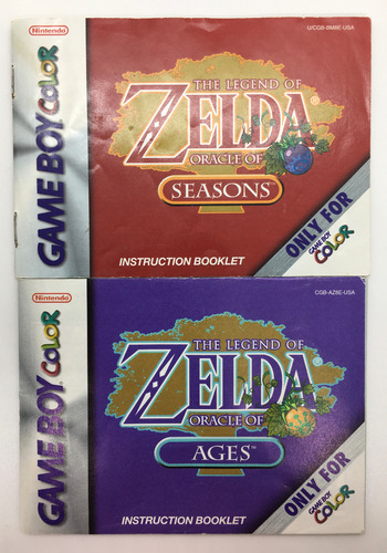 Zelda Oracle Of Seasons + Ages (Usado)