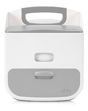 Dispensador De Toallitas Para Bebe Ubbi Con Placa Gris Ponde
