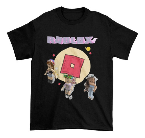 Polera Niña Juvenil Roblox Videojuego Burbuja Estampado