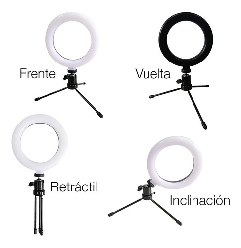 Aro De Luz Led 16 Cm Tripie
