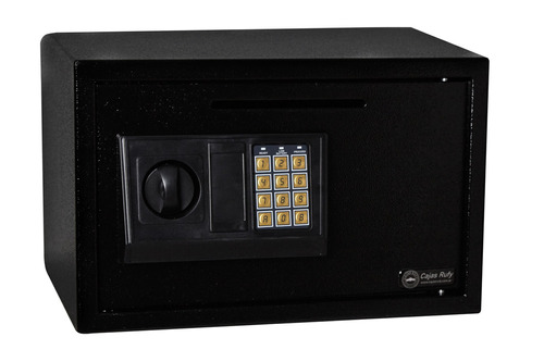 Caja Fuerte Digital Con Buzon 25x40x35 Electronica Seguridad Color Negro