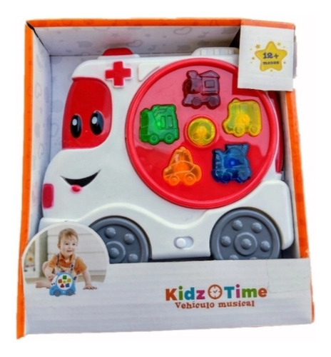 Vehículo Musical Kidz Time Luces Y Sonido +12 Meses