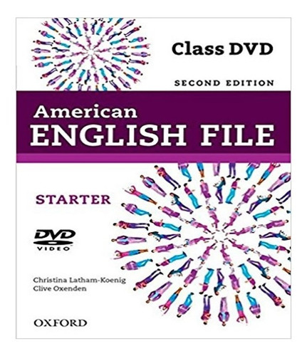 American English File   Starter   Class Dvd   02 Ed, De Latham-koenig, Christina / Oxenden, Clive. Editora Oxford, Capa Mole Em Inglês