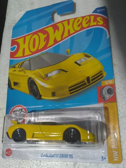 Hot Wheels Bugatti 94 Eb110 Ss Año 2022 Variante Amarilla