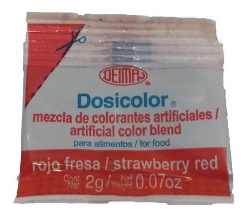 Dosicolor Colorante Vegetal Rojo Fresa Sobre 2gr