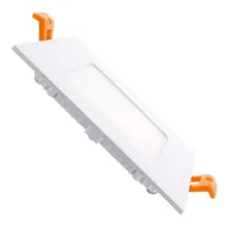 Comprar Panel Led Empotrable Cuadrado 3w Luz Amarilla Plafon Unilux