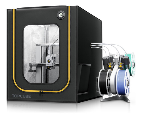 Gabinete De Impressora 3d Topcube Para Bambu Lab A1 Com Luz
