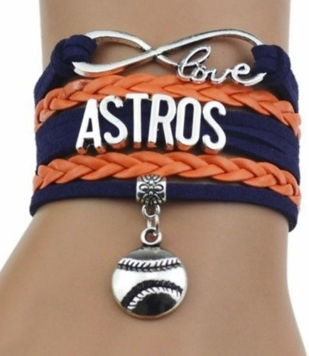 Pulsera Beisbol Astros De Houston Amor Infinito Mlb