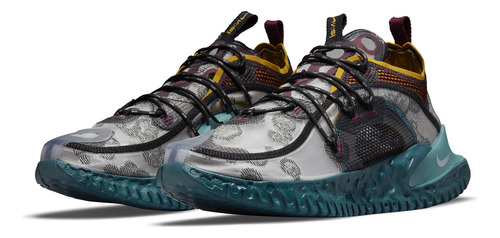 Zapatillas Nike Flow 2020 Ispa Black Turquoise Dm2832-001