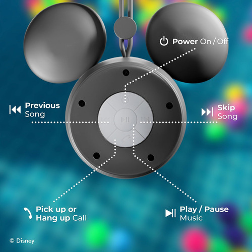 Altavoz De Ducha Bluetooth Con Orejas De Mickey Mouse De Dis