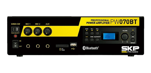 Amplificador Musica Funcional Skp Pw-070bt Ideal Comercios