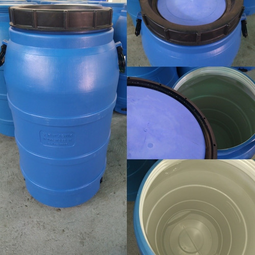 Barril Envase Pipote Plástico 70 Litros Con Tapa Nuevo