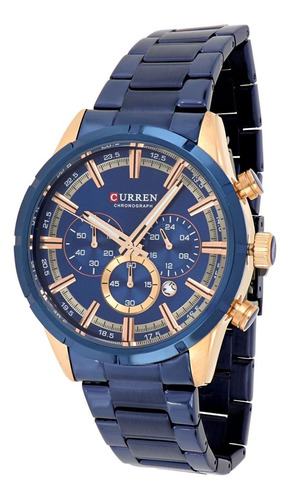 Reloj Para Hombre Curren Krec7603 Azul