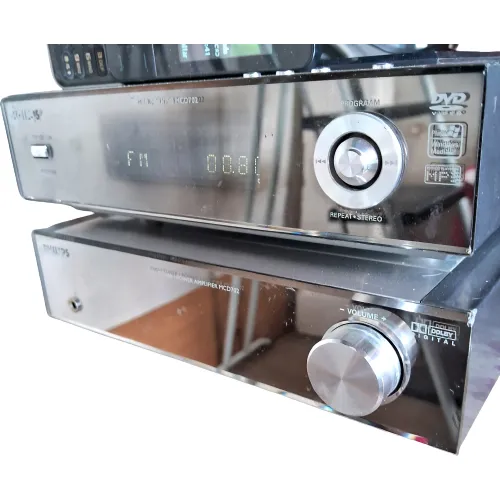 Antigo Micro Theatre Philips Mcd702/37 Dvd Am Fm Auxiliar
