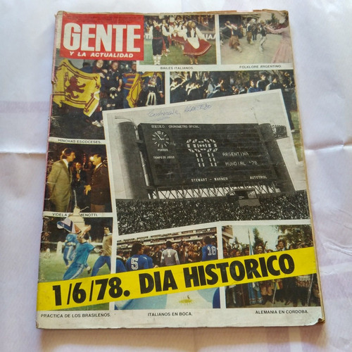 Revista Gente 671 Mundial 78 Dia Historico