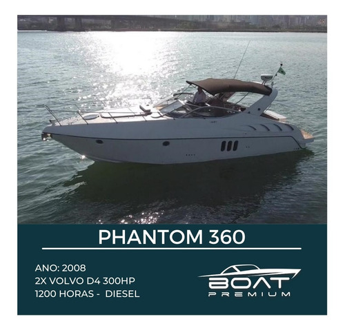 Phantom 360, 2008, 2x Volvo D4 300hp - Ventura - Beneteau