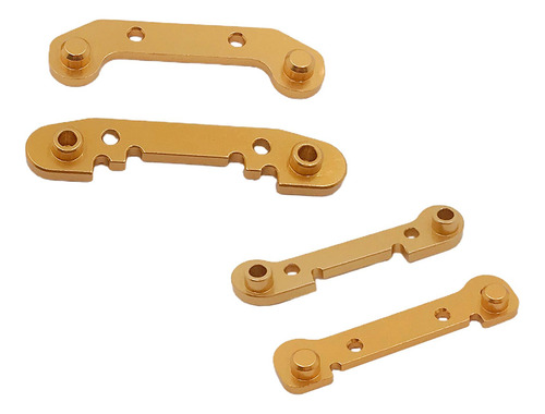4 Piezas Mejora Metal Reforzado Brazo Oscilante Rc Coche Oro