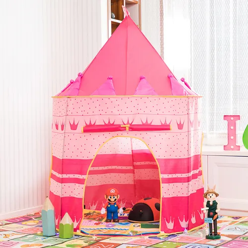 Blue Prince - Large Princess Tent Playhouse For Kids