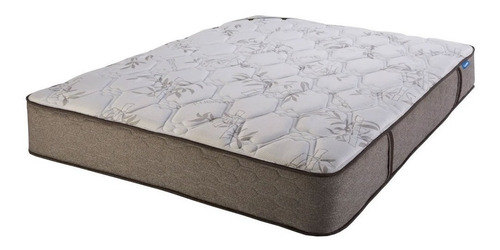 Colchón 2 1/2 Plazas De Resortes Suavestar Resorte Boreal Pillow Top Blanco Y Beige 140x190x31cm Con Doble Pillow Top